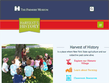 Tablet Screenshot of harvestofhistory.org